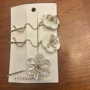 Anthropologie White Hair Accessories for Women on Sale up to  display picture 3
